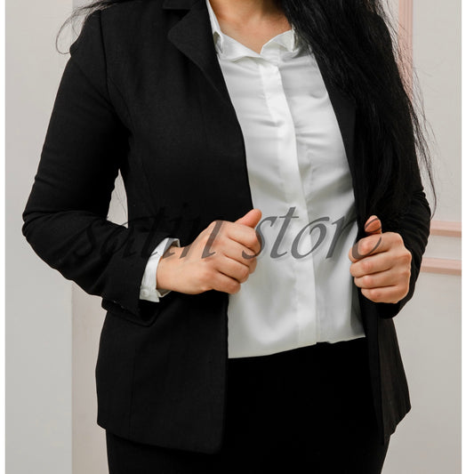 Formal linen blazer - fully lined